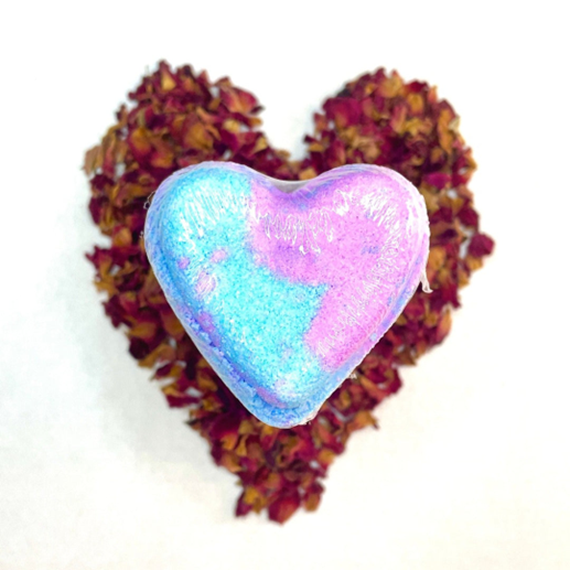 Baby Powder Heart Bath Bomb