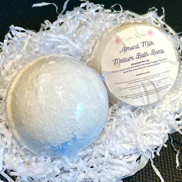 Almond Milk Bath Bomb (Medium)