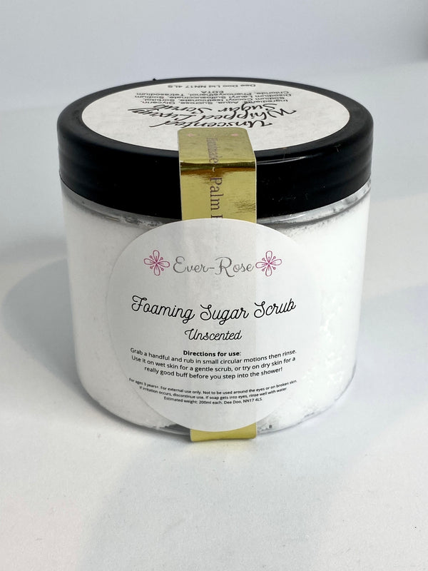 Unscented Foaming Sugar Scrub