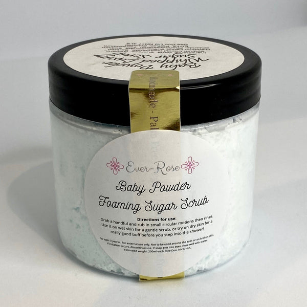 Baby Powder Foaming Sugar Scrub