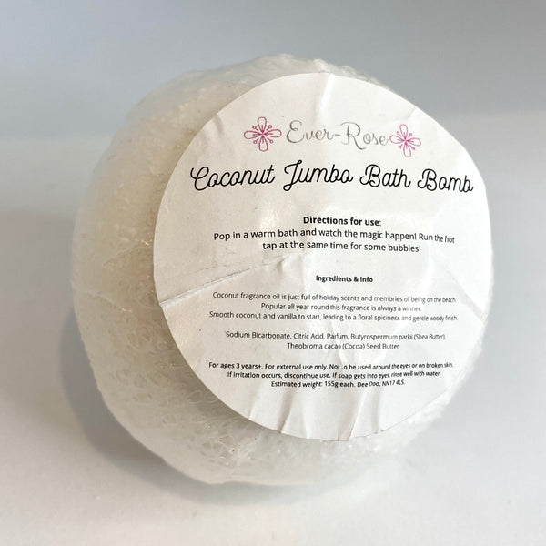 Coconut Bath Bomb (Jumbo)