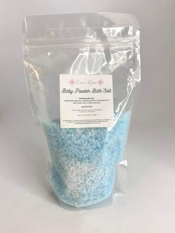 Baby Powder Bath Salts (Large)