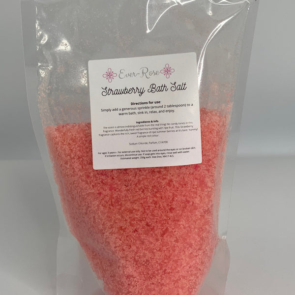 Strawberry Bath Salts (Large)